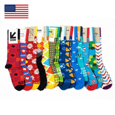 Custom Dress Crew Socks (Made in America)