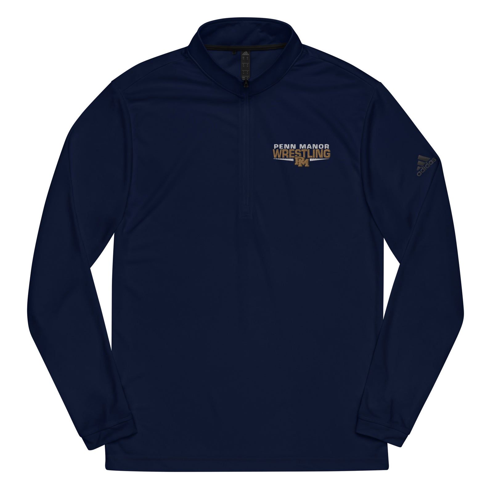 Penn Manor Comets Wrestling  adidas Quarter Zip Pullover