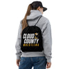 Cloud County CC Wrestling All-Over Print Drawstring Bag