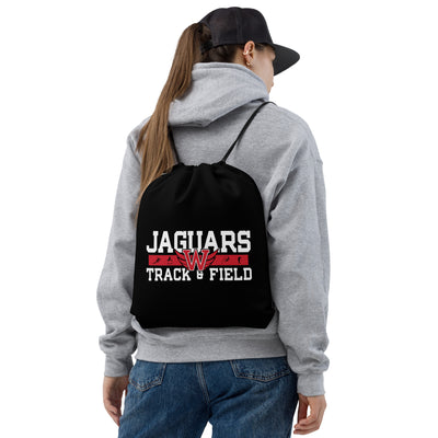 Blue Valley West Track & Field All-Over Print Drawstring Bag