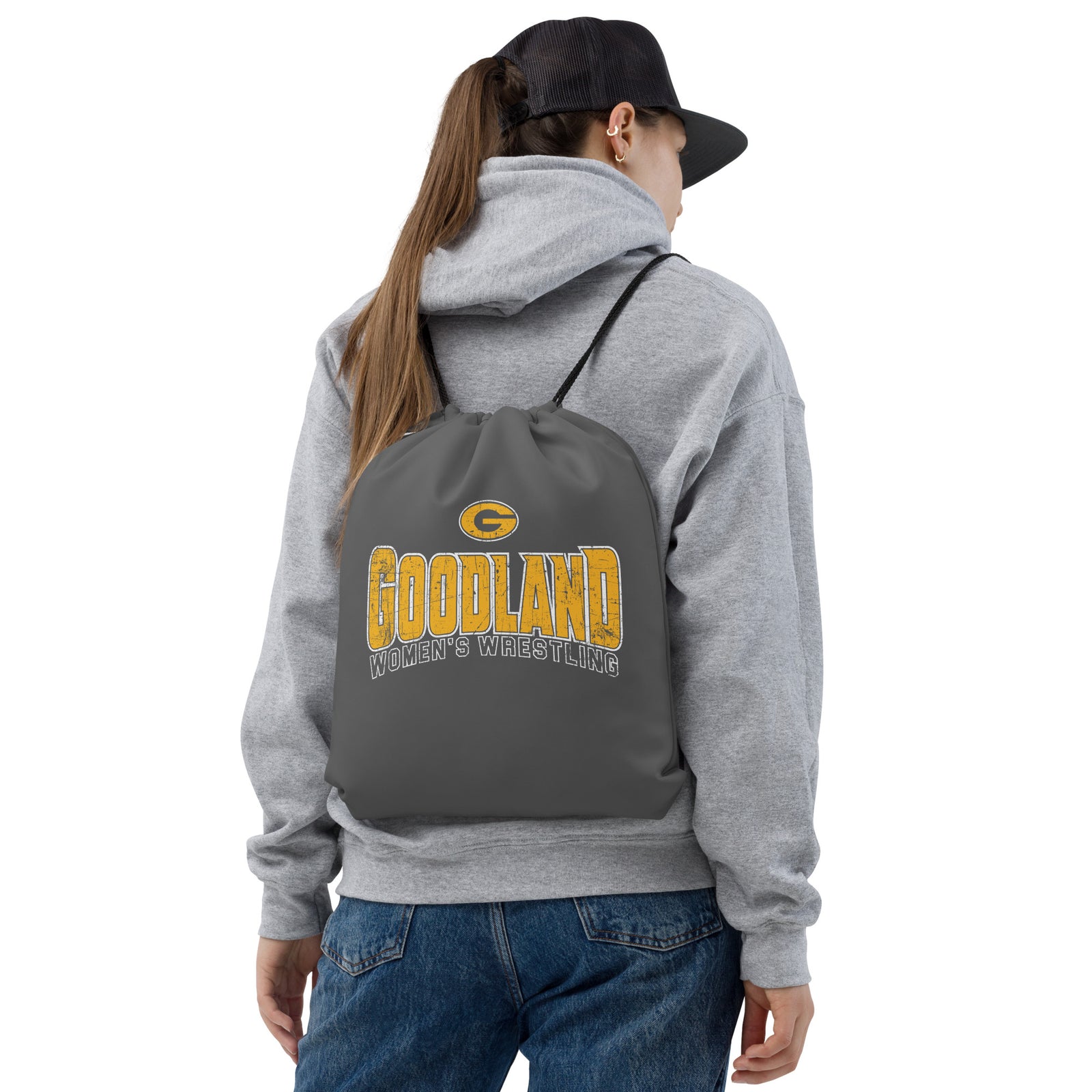 Goodland Wrestling Women's Wrestling  All-Over Print Drawstring Bag