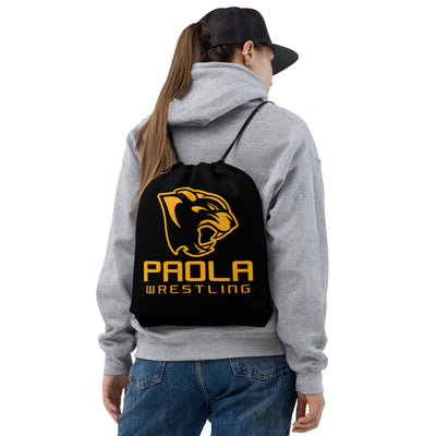 Paola Wrestling All-Over Print Drawstring Bag