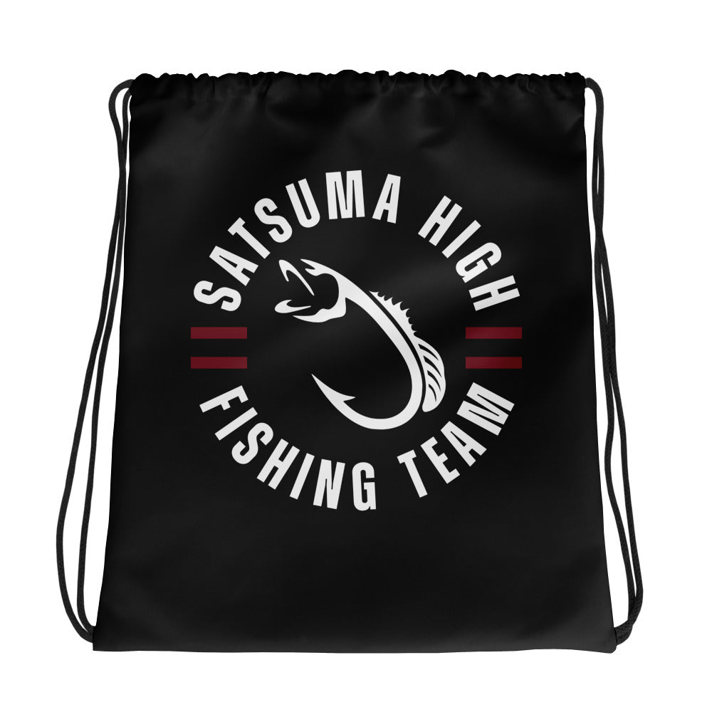 Satsuma Fishing Team  All-Over Print Drawstring Bag