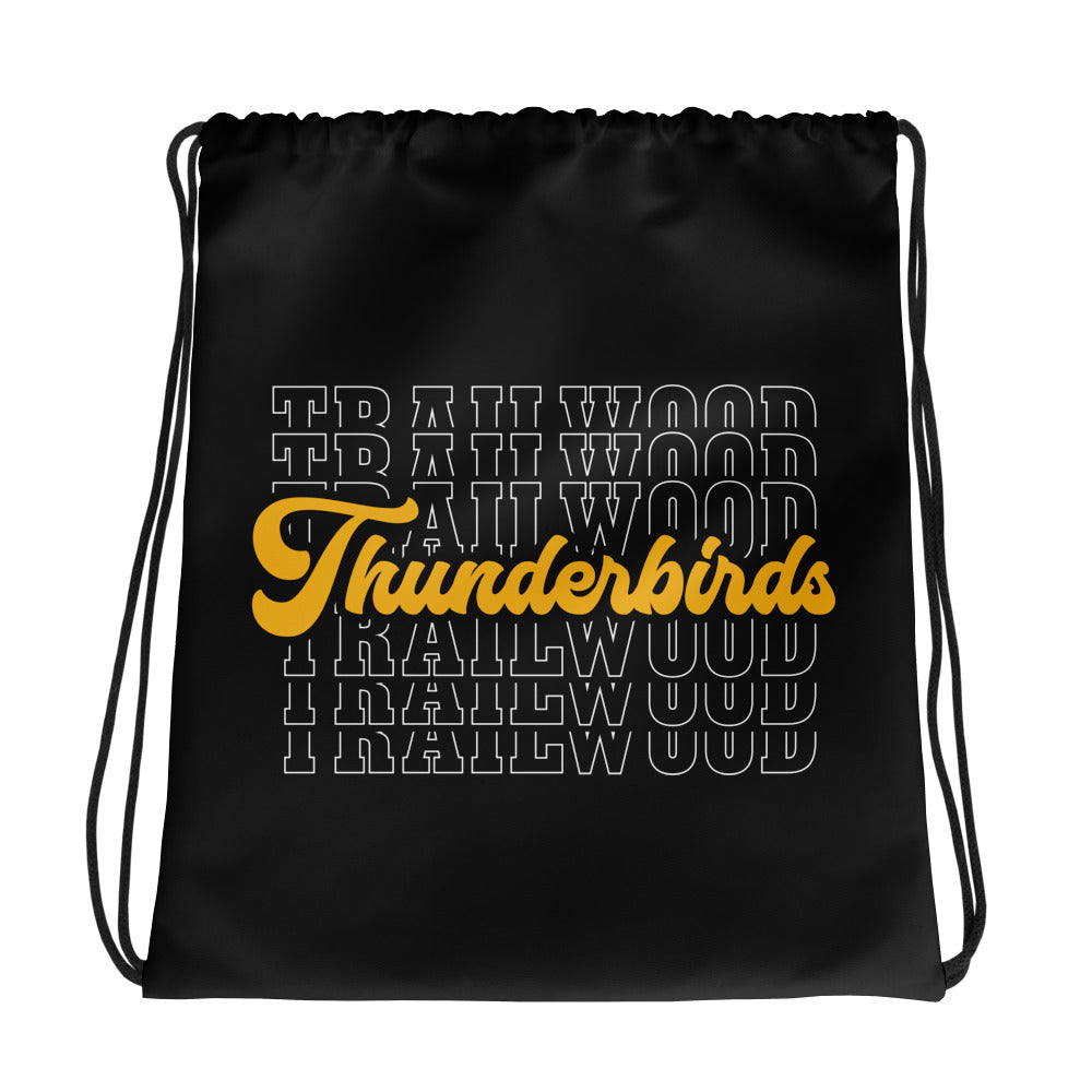 Trailwood Thunderbirds All-Over Print Drawstring Bag