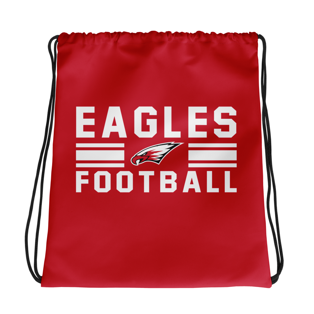 Maize High School Football All Over Print Drawstring Bag