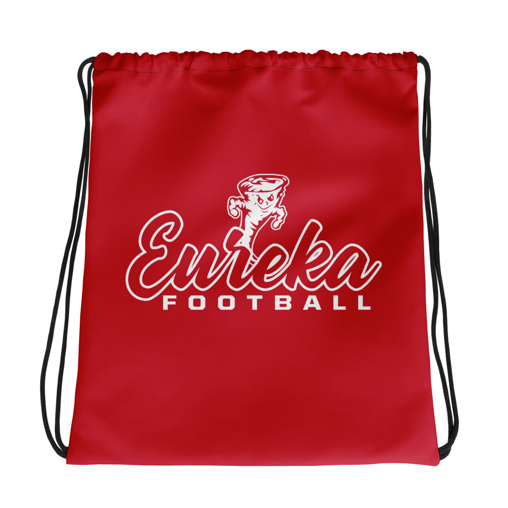 Eureka Football Bold All-Over Print Drawstring Bag