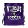 Louisburg High School Soccer Drawstring bag