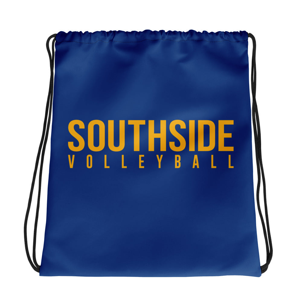 Olathe South High School Volleyball All-Over Print Drawstring Bag