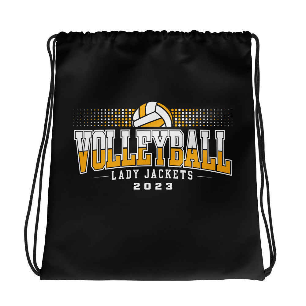 Fredonia Jr/Sr High School Vollleyball All-Over Print Drawstring Bag