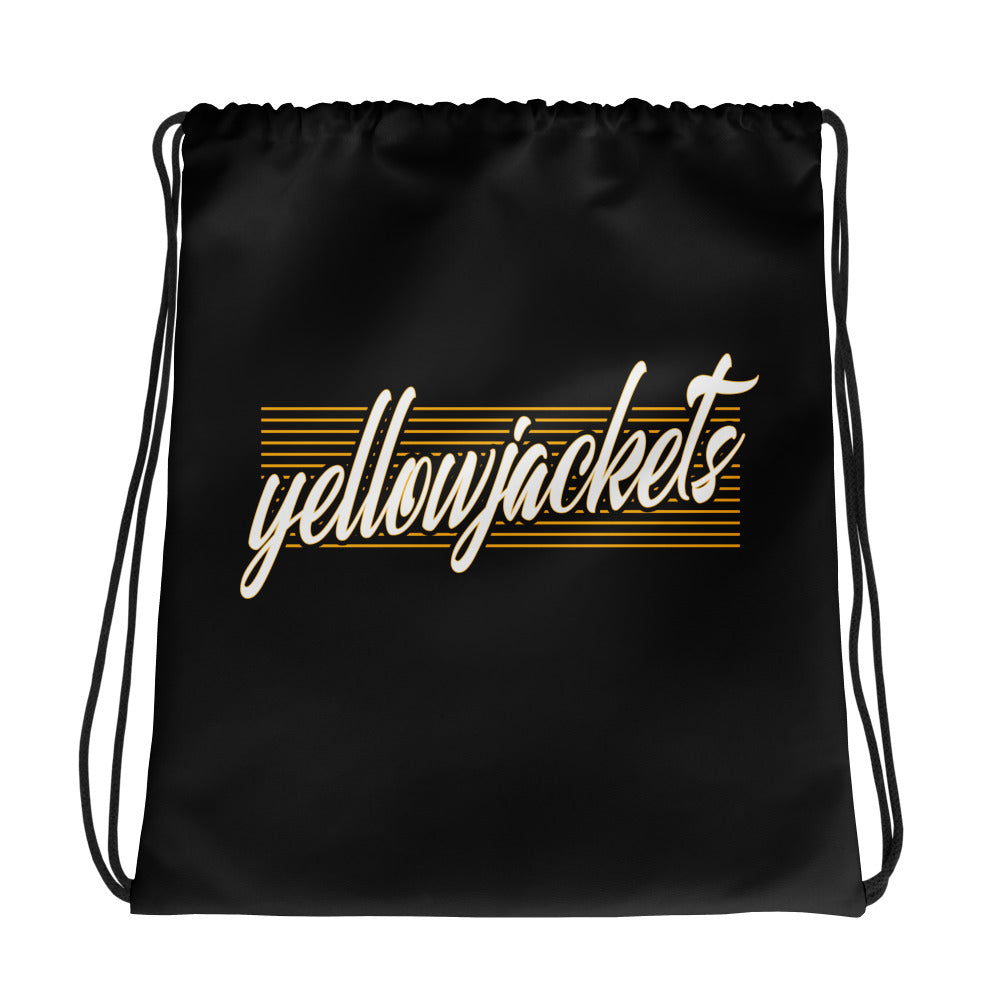 Fredonia Jr/Sr High School Yellowjackets All-Over Print Drawstring Bag