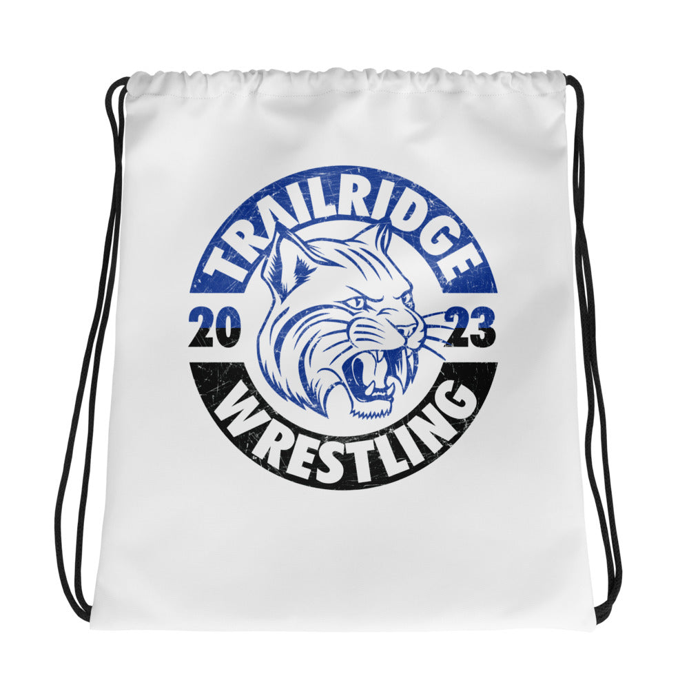 Trailridge Wrestling All-Over Print Drawstring Bag