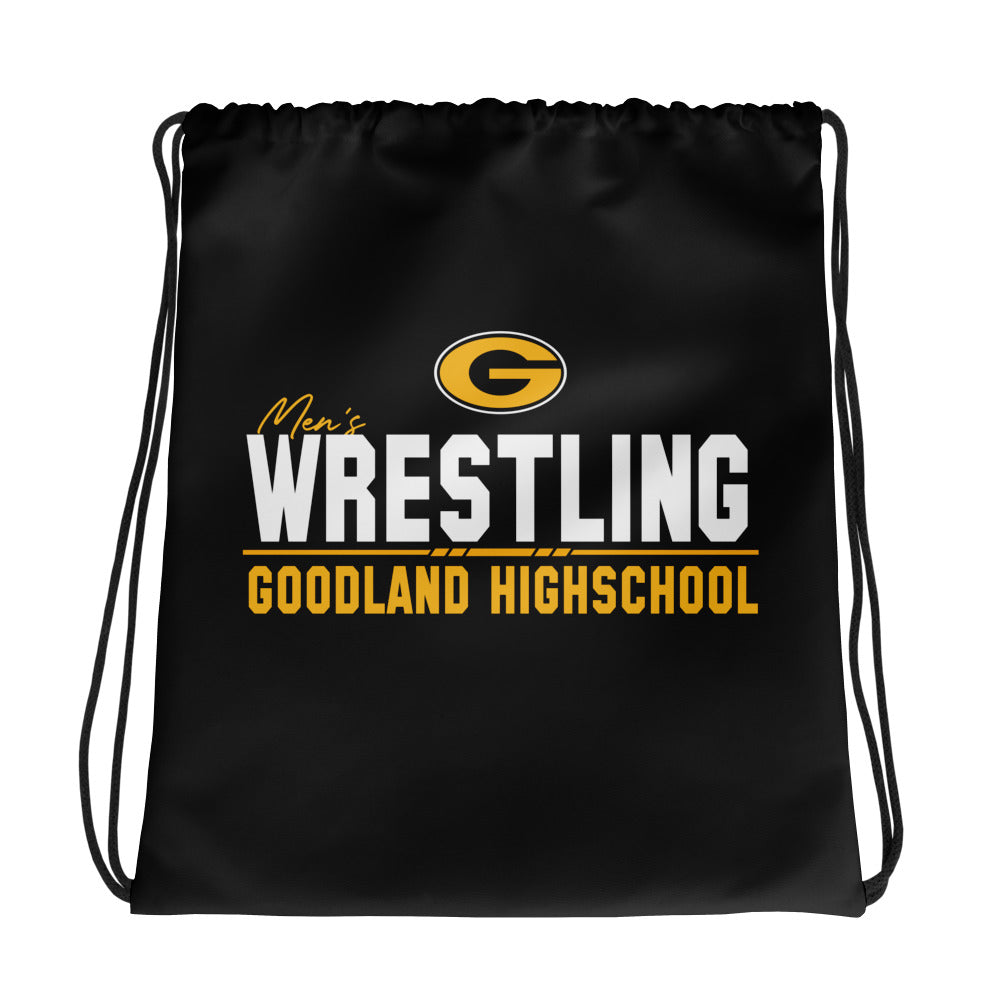 Goodland Wrestling Men's Wrestling All-Over Print Drawstring Bag