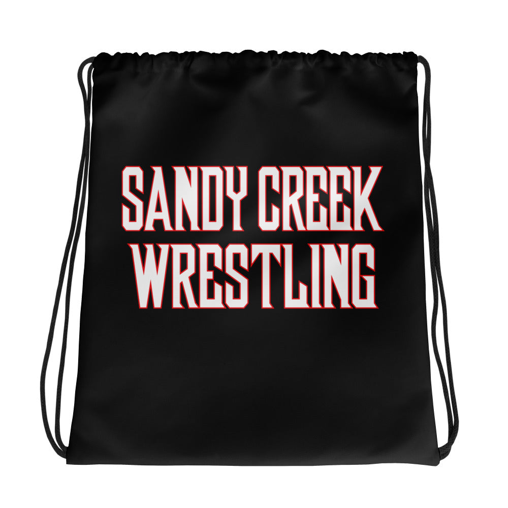 Sandy Creek Wrestling All-Over Print Drawstring Bag