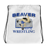 Pratt Community College Beaver Wrestling KS All-Over Print Drawstring Bag