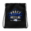 Pratt Beaver Wrestling All-Over Print Drawstring Bag