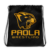 Paola Wrestling All-Over Print Drawstring Bag