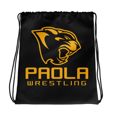 Paola Wrestling All-Over Print Drawstring Bag