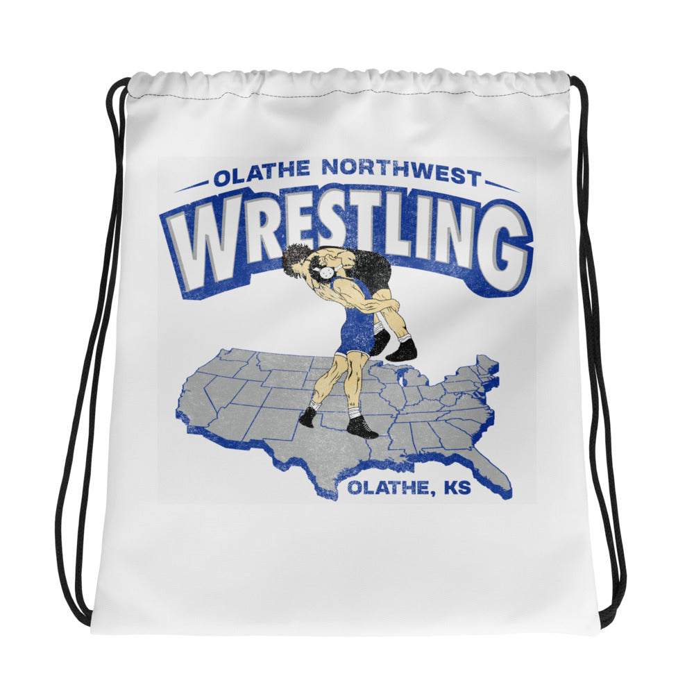 Olathe Northwest  All-Over Print Drawstring Bag