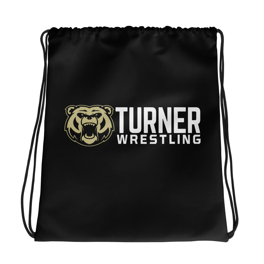 Turner Wrestling Club All-Over Print Drawstring Bag