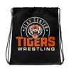 Clay Center Wrestling All-Over Print Drawstring Bag