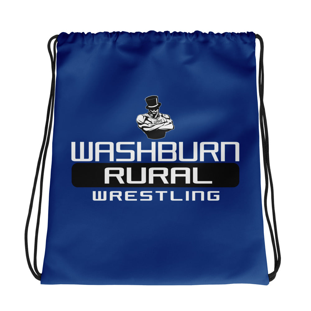 Washburn Rural Wrestling Drawstring bag