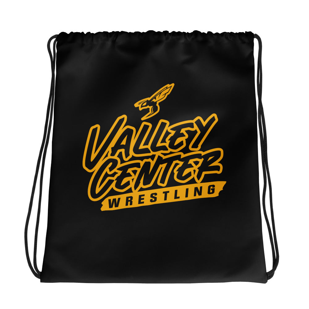 Valley Center Wrestling Club All-Over Print Drawstring Bag