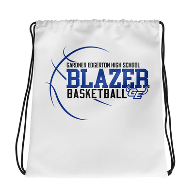 Gardner Edgerton Basketball All-Over Print Drawstring Bag