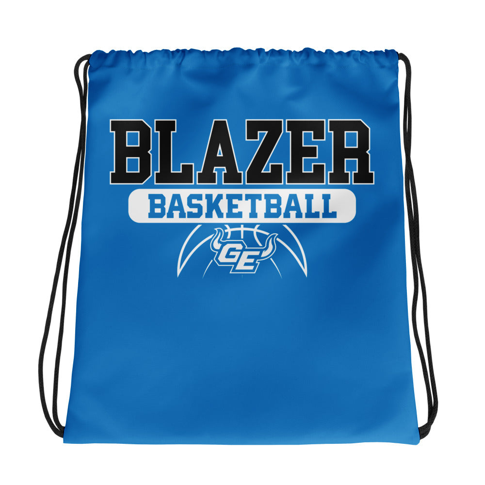 Gardner Edgerton Basketball All-Over Print Drawstring Bag