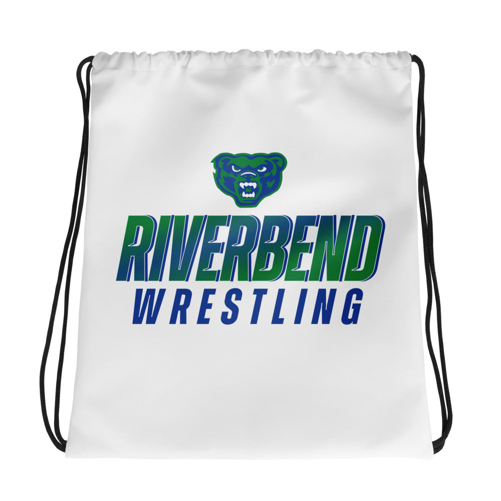 Riverbend Wrestling Drawstring bag