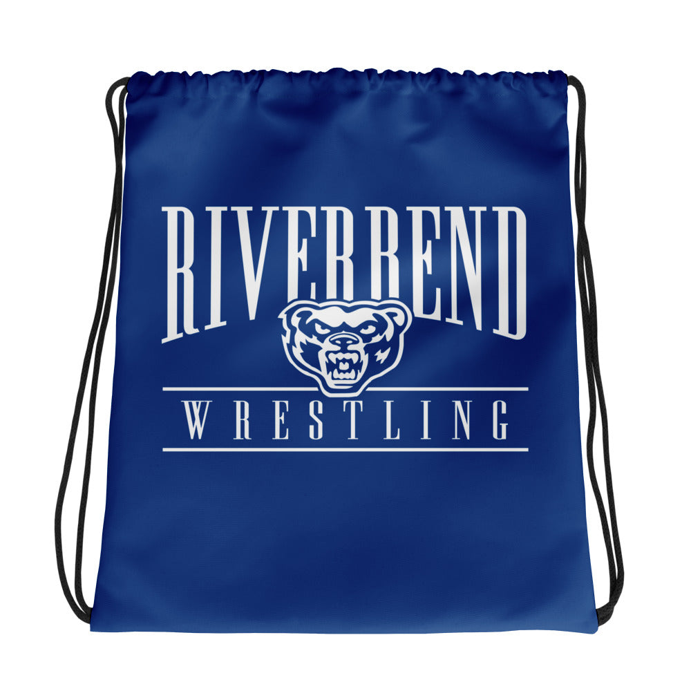Riverbend Wrestling Drawstring bag