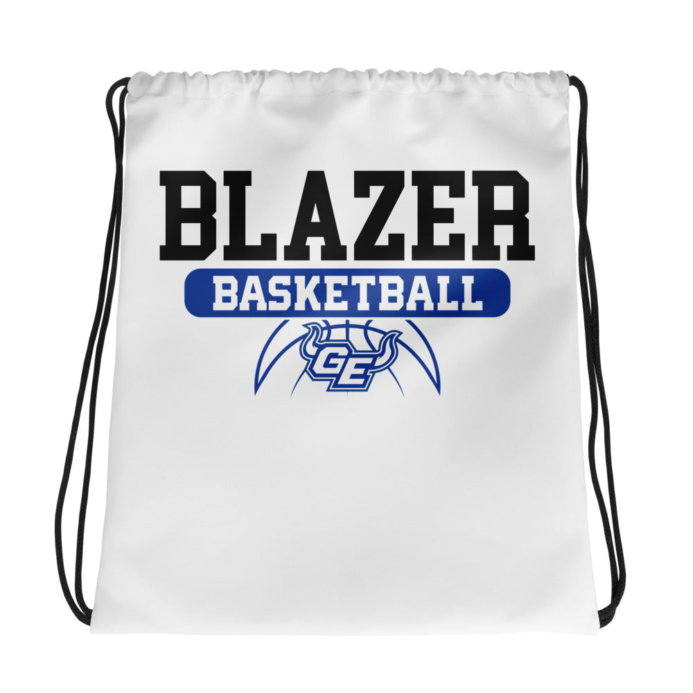 Gardner Edgerton Basketball All-Over Print Drawstring Bag