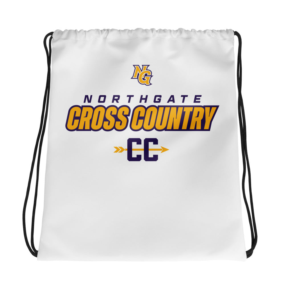 Northgate Middle School XC All-Over Print Drawstring Bag
