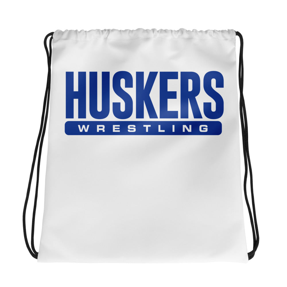 Higginsville Youth Wrestling All-Over Print Drawstring Bag