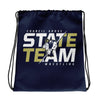 Council Grove Wrestling State Team 2023 Drawstring bag