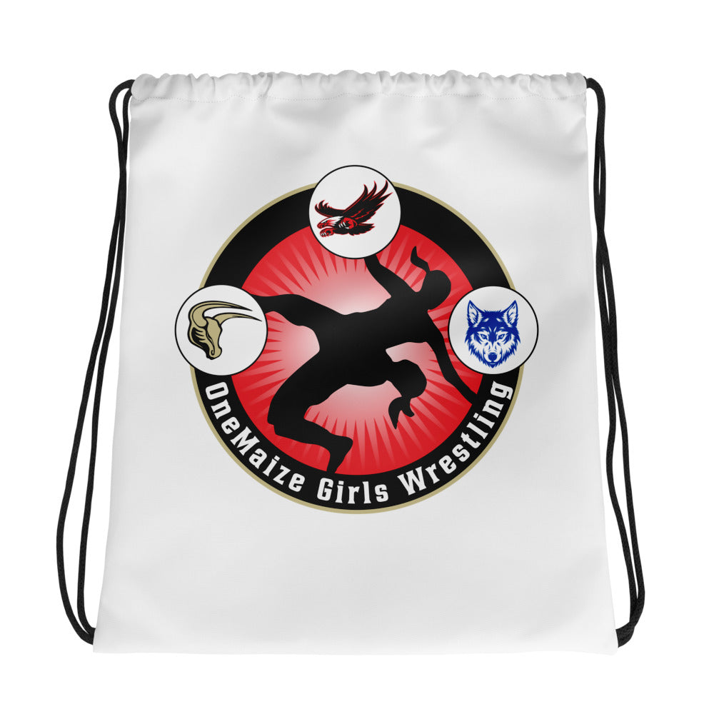 OneMaize Girls Wrestling Drawstring bag