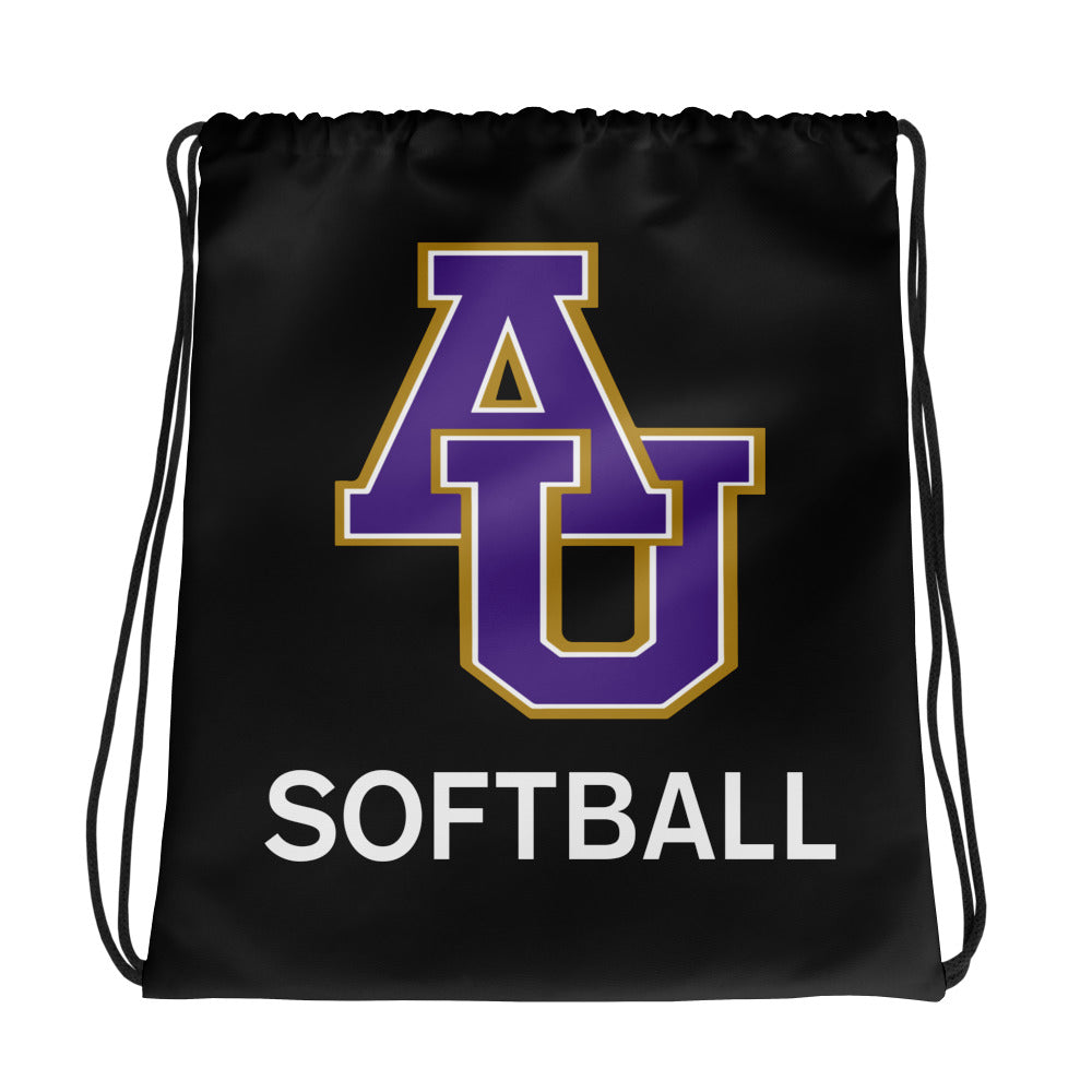 Avila Softball All-Over Print Drawstring Bag