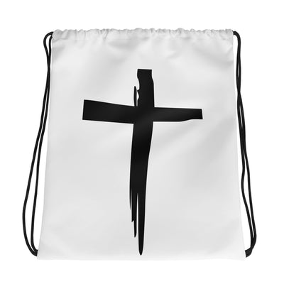 St. Stephen Lutheran Church Cross Only All-Over Print Drawstring Bag