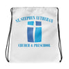 St. Stephen Lutheran Church Full Logo All-Over Print Drawstring Bag