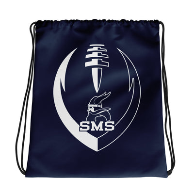 Seaman Middle School Football All-Over Print Drawstring Bag