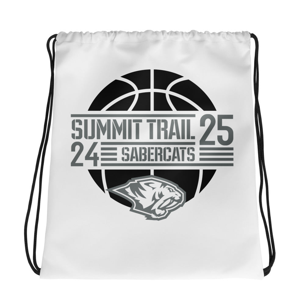 Summit Trail Middle School Basketball All-Over Print Drawstring Bag