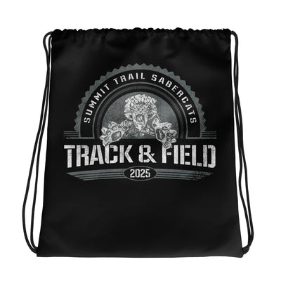 Summit Trail Middle School Track & Field All-Over Print Drawstring Bag