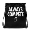 Olathe North XC Always Compete All-Over Print Drawstring Bag