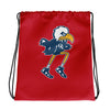 Olathe North XC Old School Mascot Drawstring bag