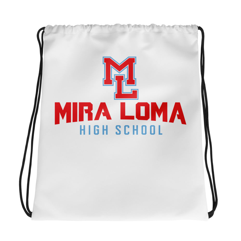 Mira Loma High School  All-Over Print Drawstring Bag