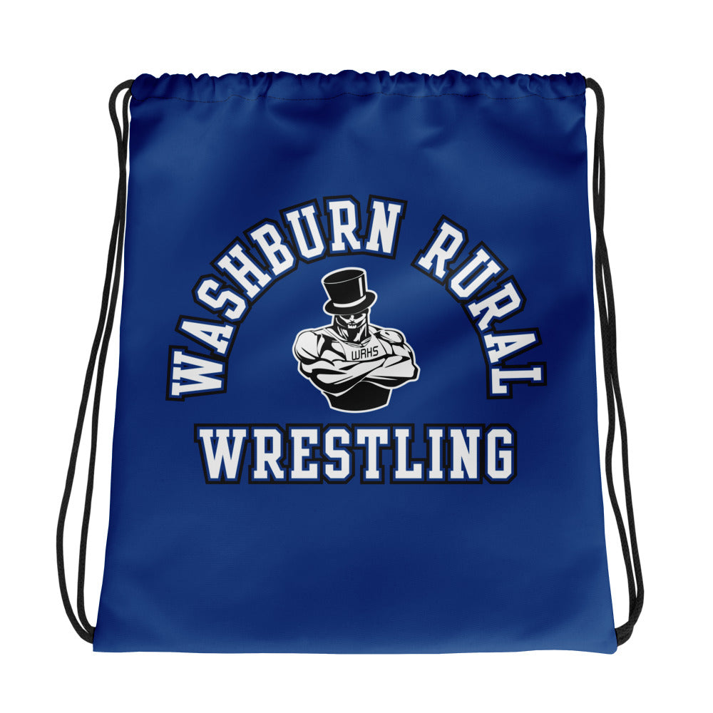 Washburn Rural Wrestling Drawstring bag