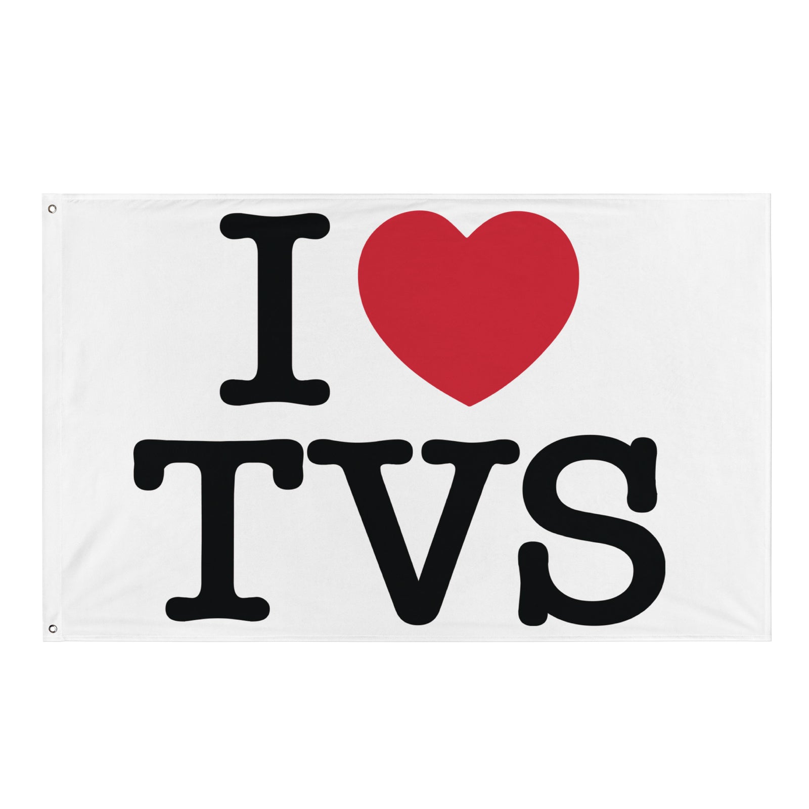 The Village School I Heart TVS All-Over Print Flag