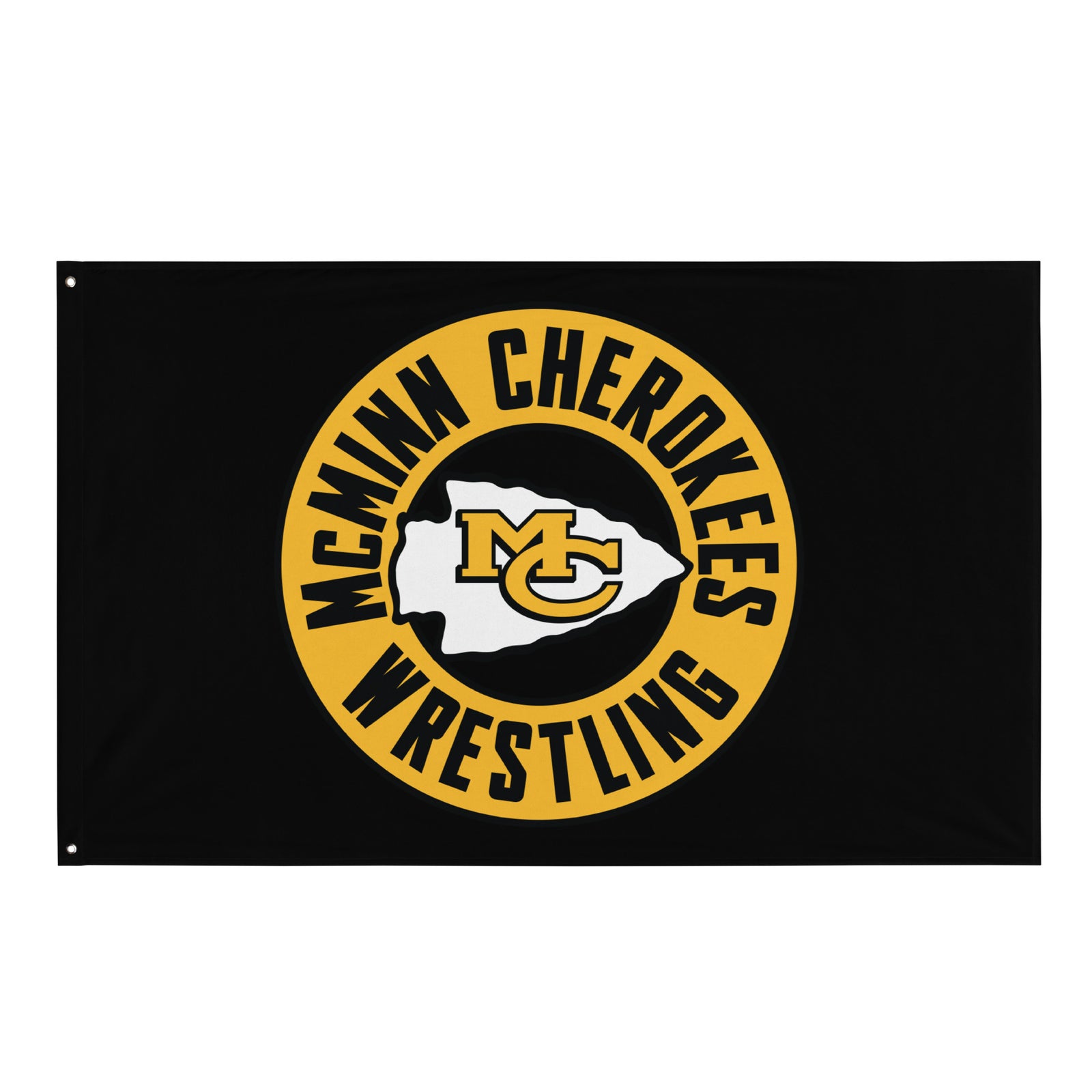 McMinn Cherokees Wrestling All-Over Print Flag