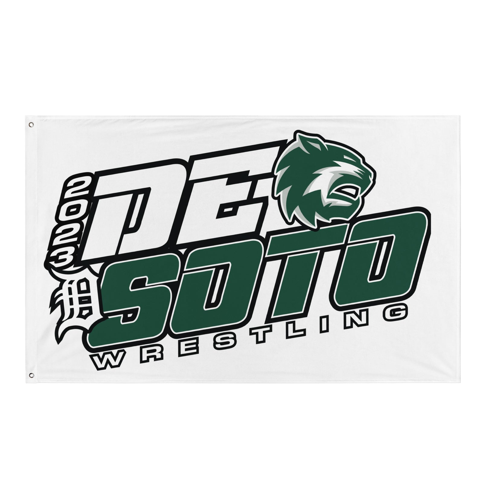 De Soto High School Wrestling All-Over Print Flag
