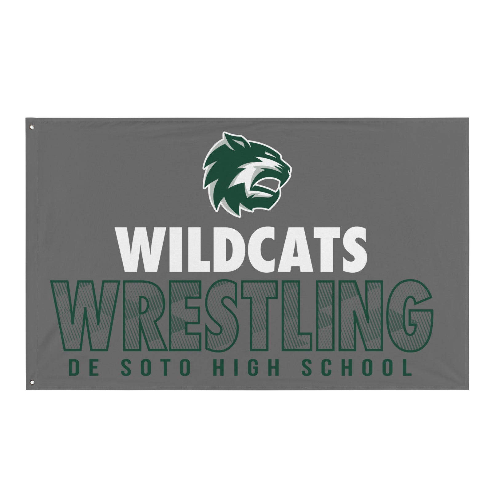 De Soto High School Wrestling All-Over Print Flag