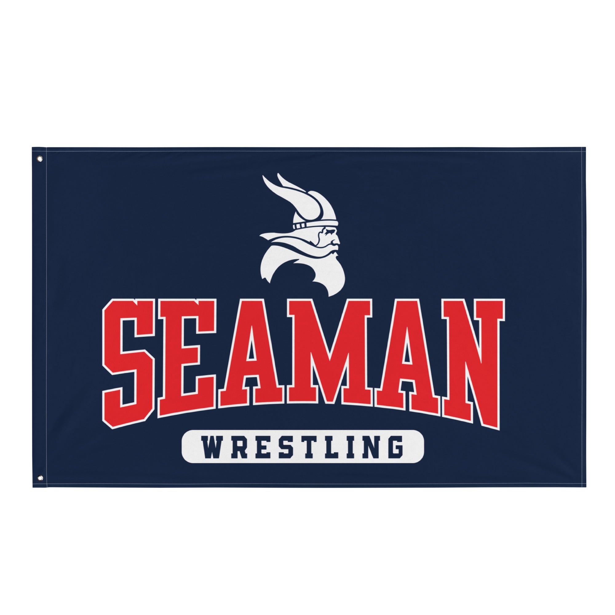 Topeka Seaman Wrestling All-Over Print Flag